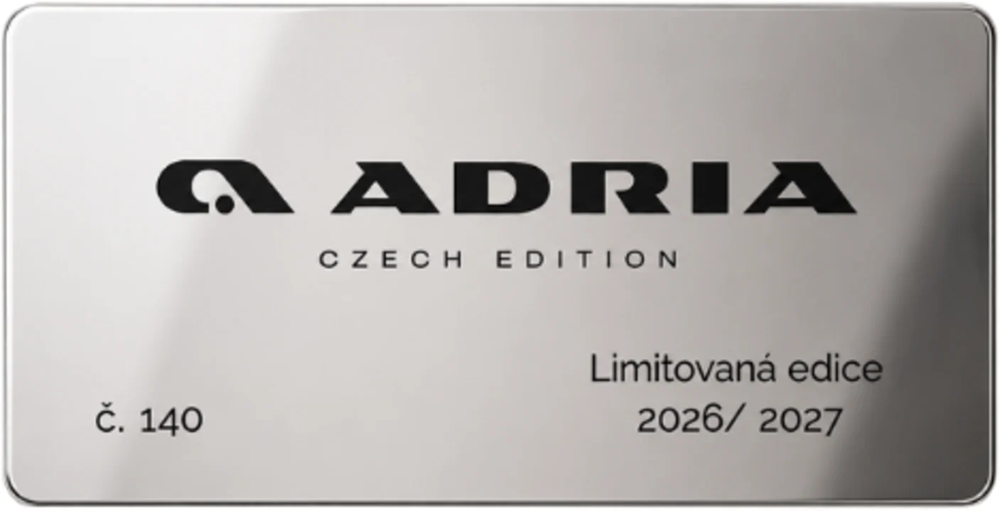 Číslovaný štítek ADRIA Czech Edition