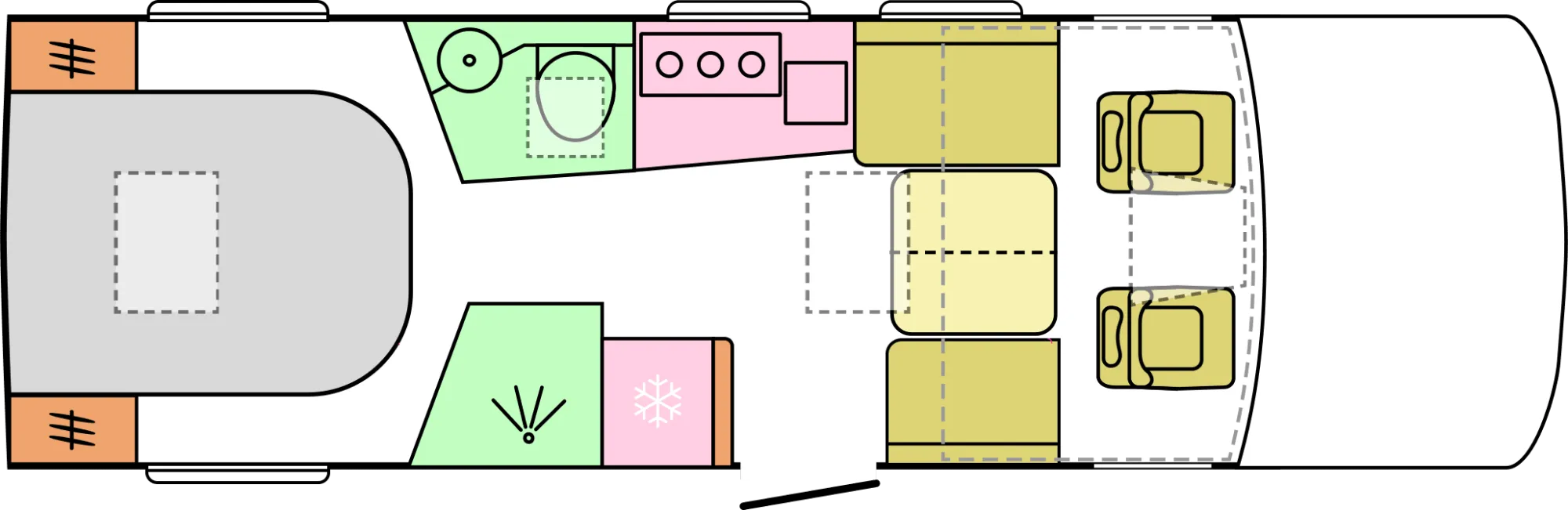 Půdorys 780 DC – den
