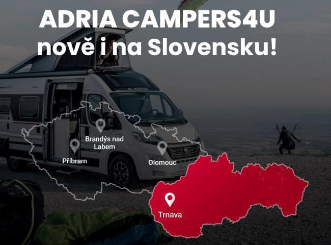 Campers4U nově na Slovensku