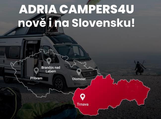 Campers4U teraz aj na Slovensku