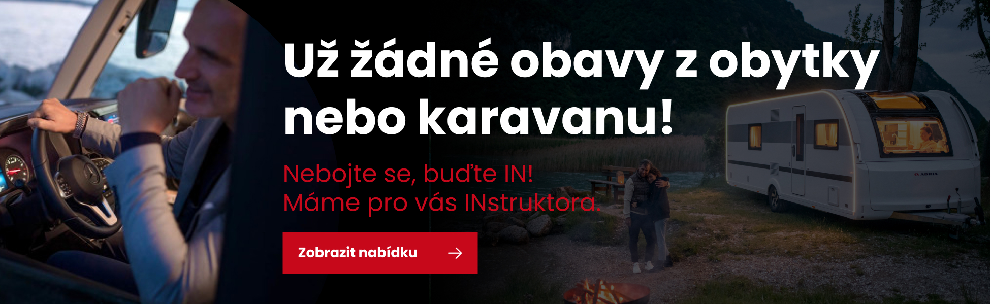 Instruktor - Škola řízení obytky a karavanu od Campers4U