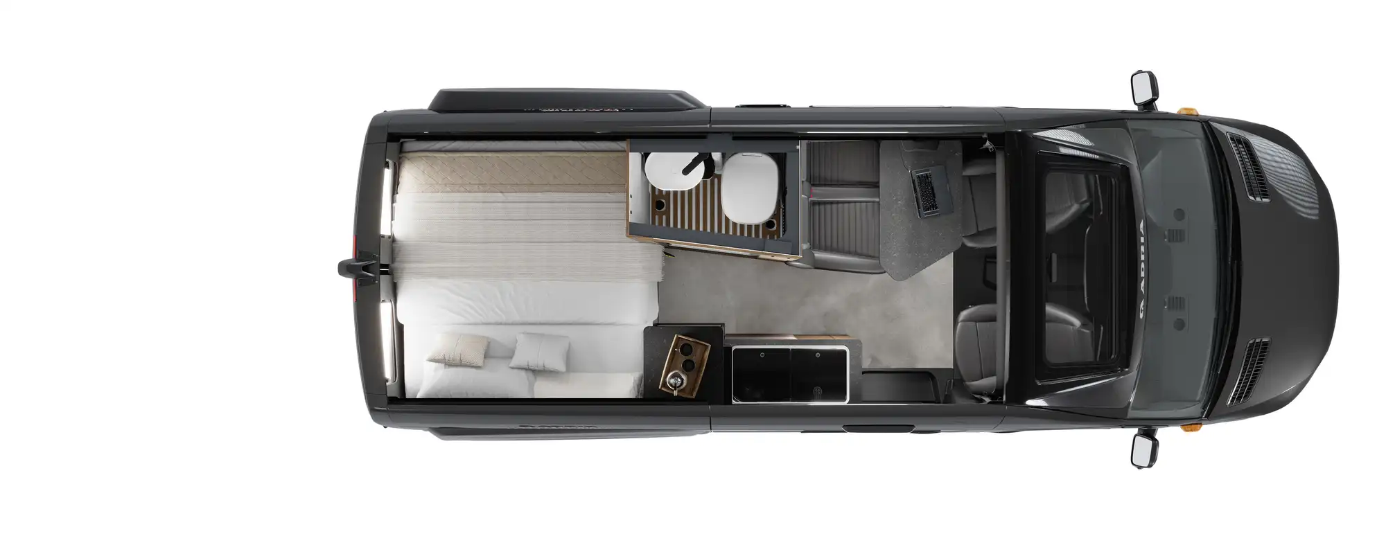 Floor plan 600 SPB – night-time layout
